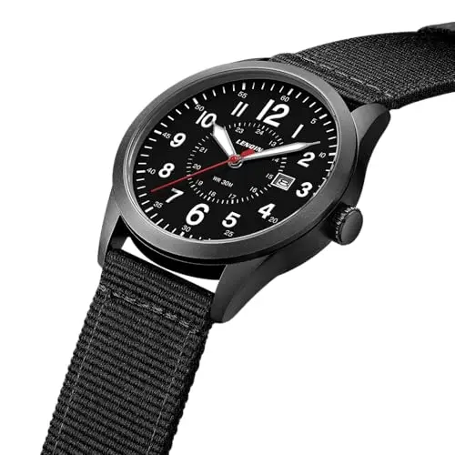 LN LENQIN Orologi analogici Uomo Nero 3505288 miniatura 3