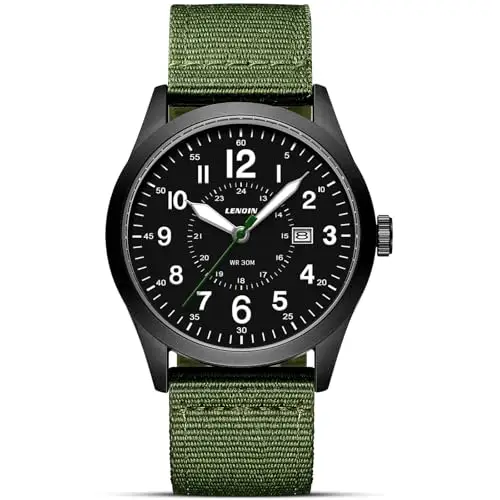 LN LENQIN Orologi analogici Uomo Nero 3317312