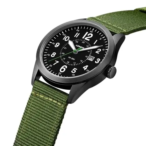 LN LENQIN Orologi analogici Uomo Nero 3317312 miniatura 3