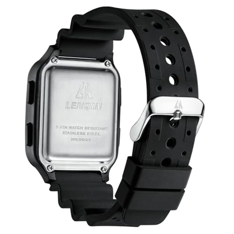 LN LENQIN Orologio uomo Orologio Digitale da Uomo Orologio Sportivo Impermeabile Fino a 50m Cronometro Orologio da Uomo Con Retroilluminazione a LED/Timer/Sveglia/Data miniatura 2