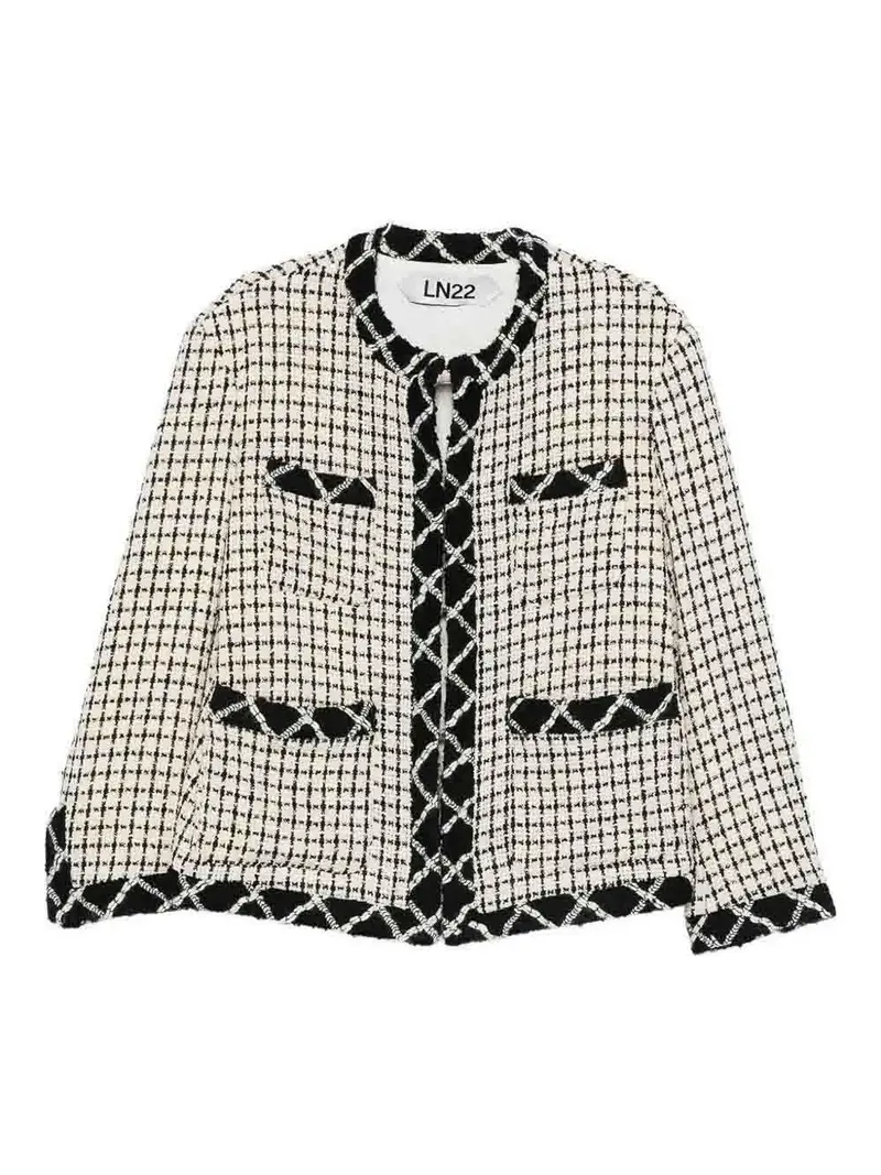 Giacca di lana Bianco