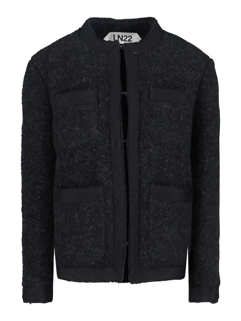 Giacca In Misto Lana Nero