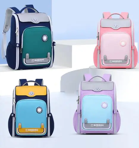 LNOPRPYS Borsa per Studenti Ultraleggera | Borsa per Bambini Impermeabile | Borsa per Spina Dorsale | Borsa di Grande miniatura 2