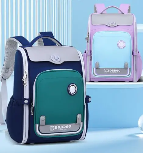 LNOPRPYS Borsa per Studenti Ultraleggera | Borsa per Bambini Impermeabile | Borsa per Spina Dorsale | Borsa di Grande miniatura 3