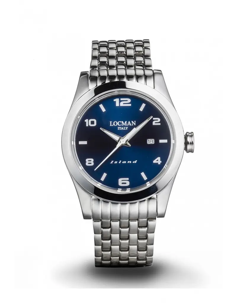 Orologio LOCMAN Island 0613A02S-00BLWHB0 Blue con cinturino in acciaio