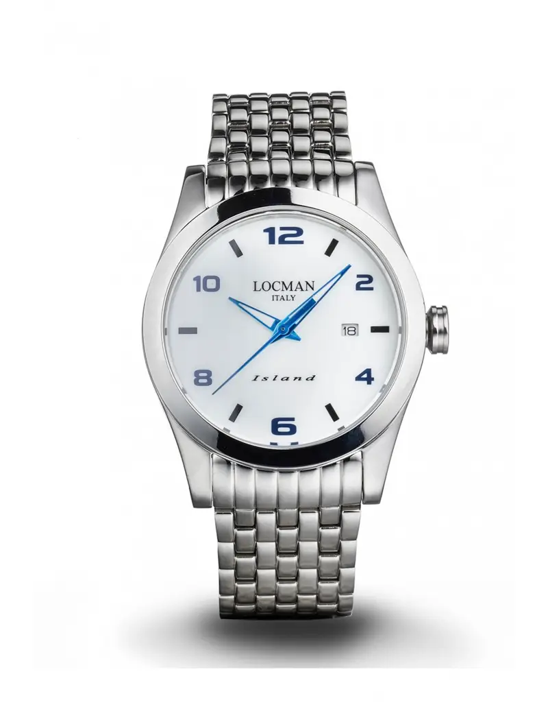 Orologio LOCMAN Island 0613A08S-00WHBLB0 White con cinturino in acciaio
