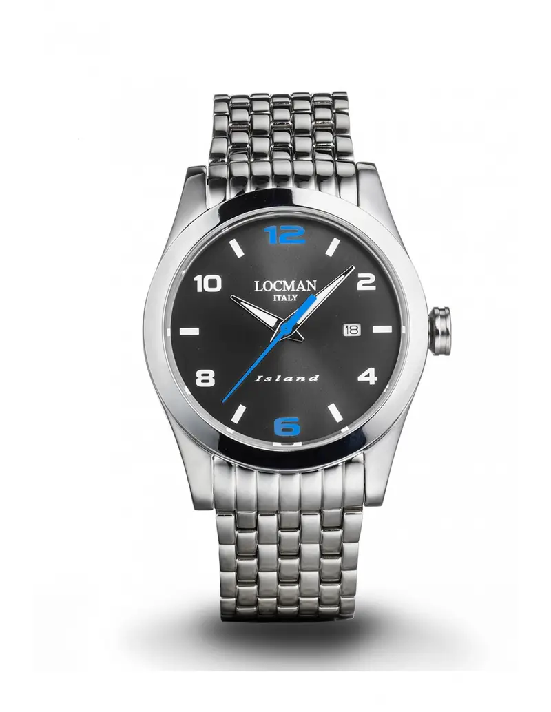 Orologio LOCMAN Island 0613A20S-00ANSKB0 Black con cinturino in acciaio