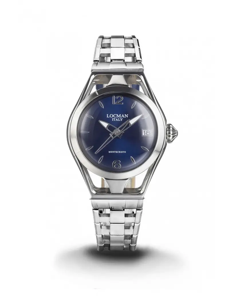 Orologio LOCMAN Montecristo Titanio 0526A02A-00BLNKB0 Blue con cinturino in acciaio