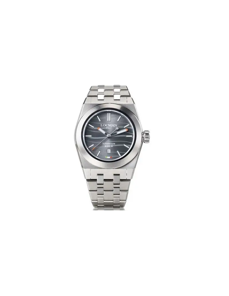 Orologio LOCMAN Stealth Titanio 42MM 0223T07S-00GYWHB0 Black con cinturino in titanio Silver