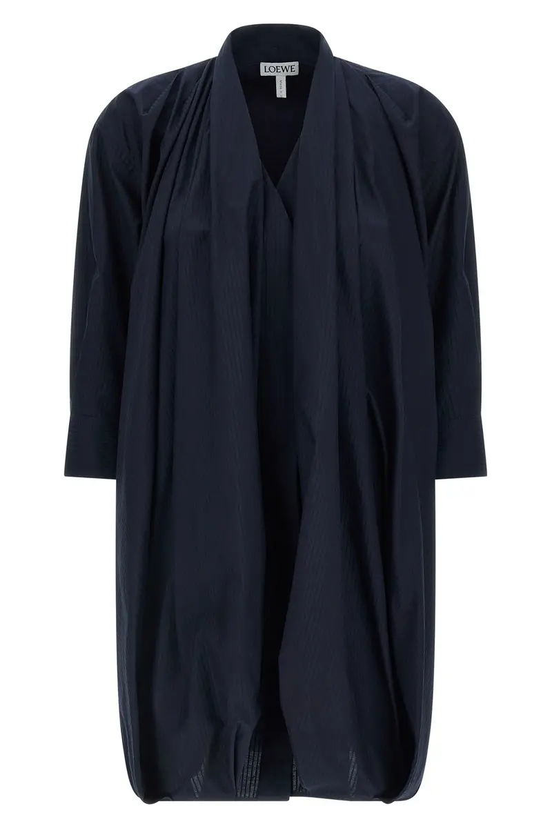 Abito Drappeggiato Blu