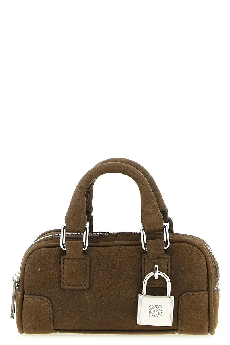 Borsa A Mano Amazona Nano Marrone