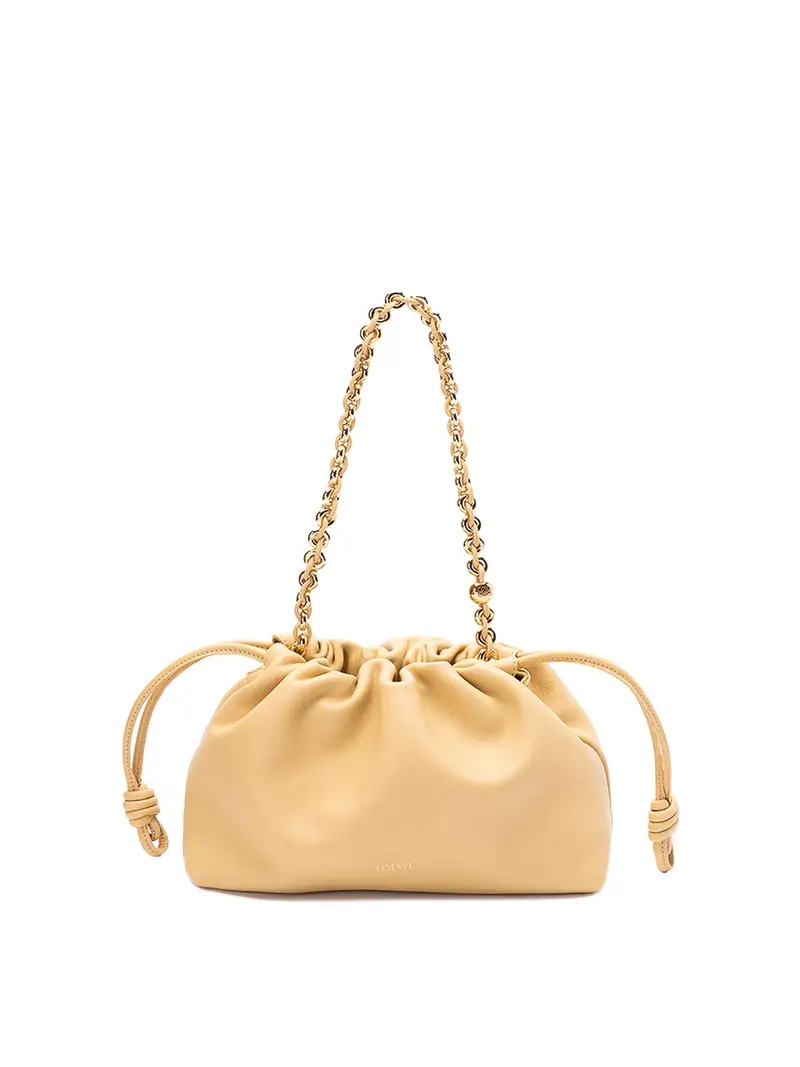 Borsa media flamenco Beige
