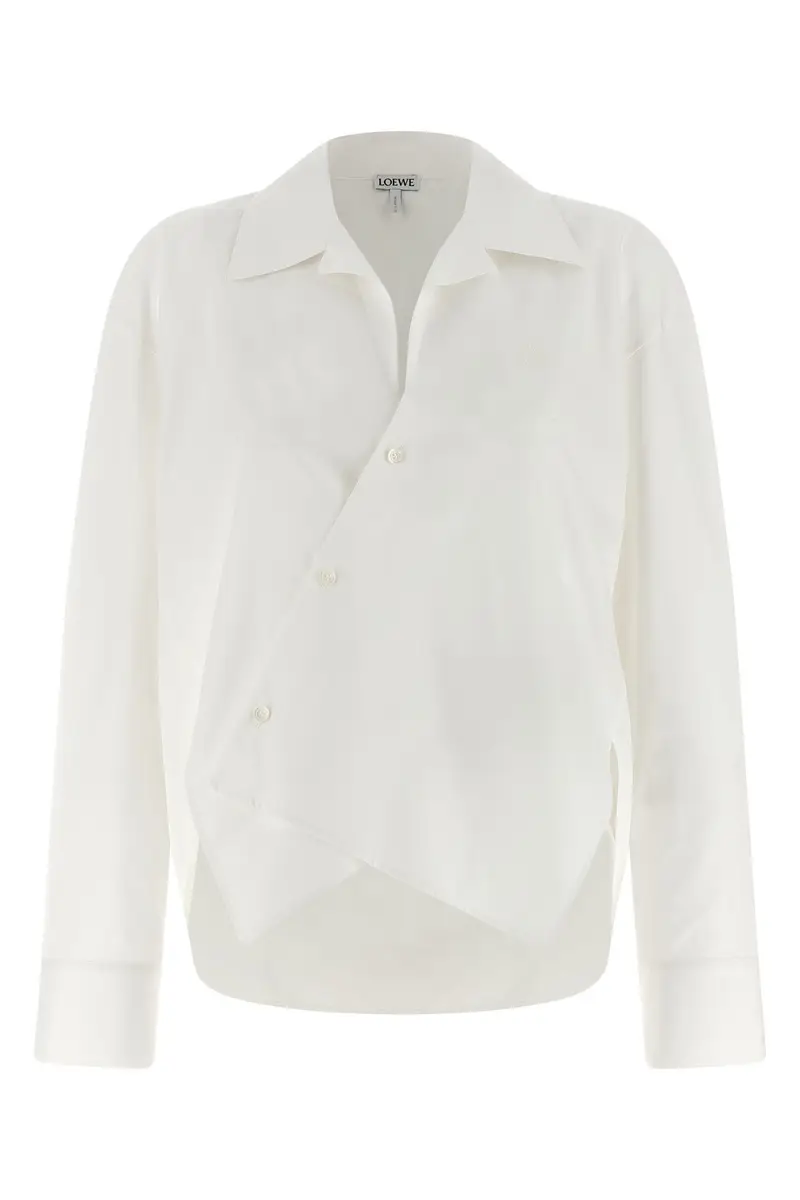 Camicia Anagram Diagonale Bianco