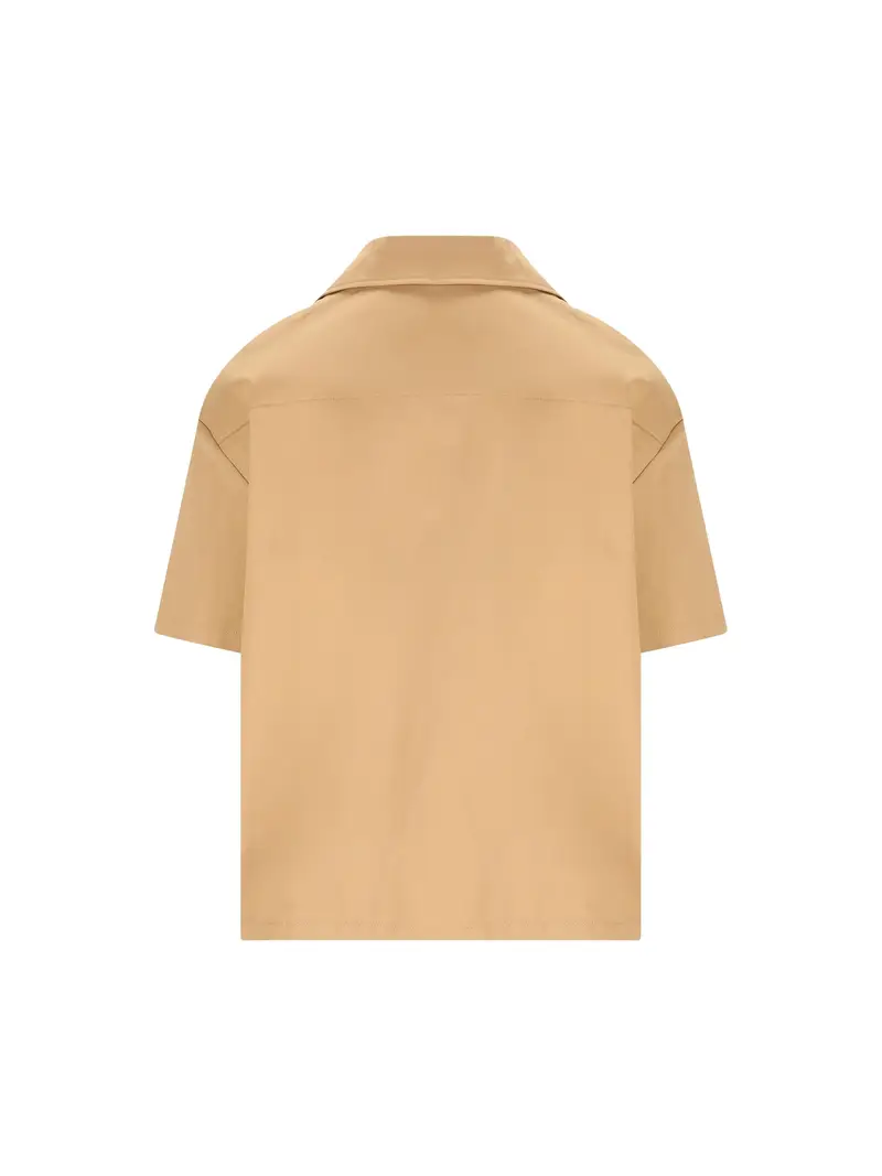 Camicia In Cotone BEIGE miniatura 2