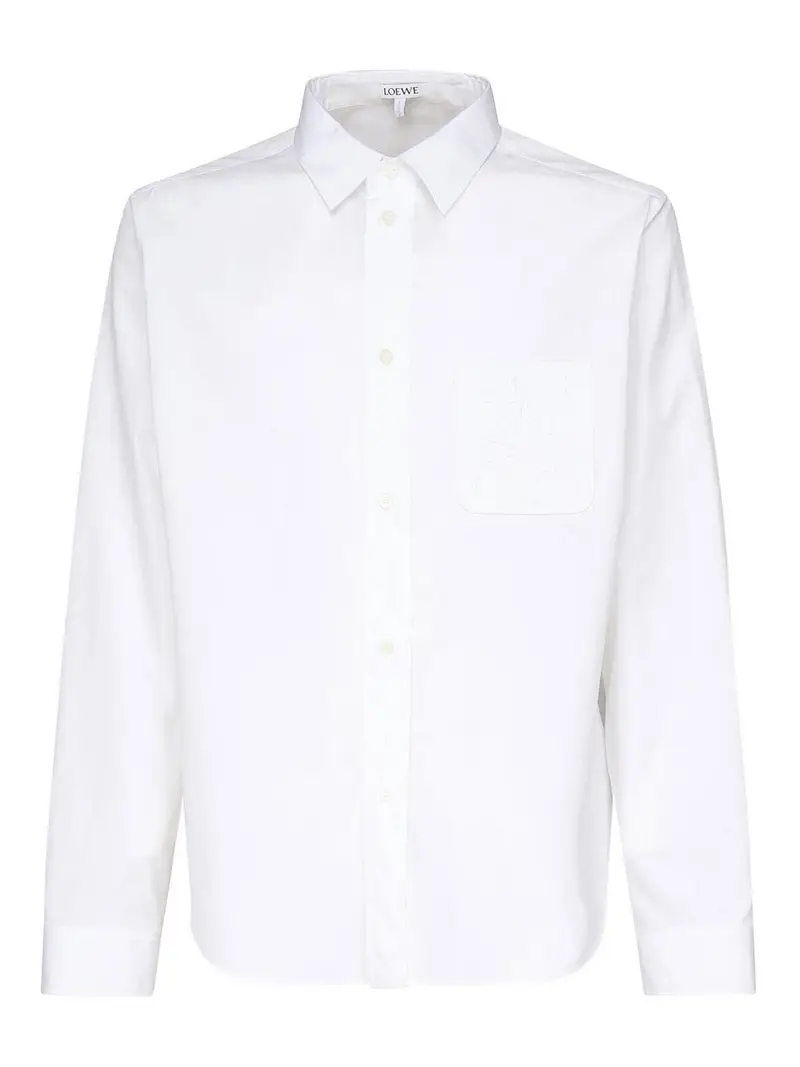 Camicia in cotone Bianco