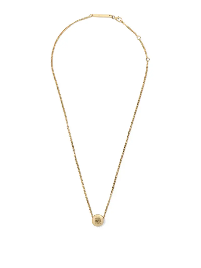 Collana con ciondolo di ciottoli Oro