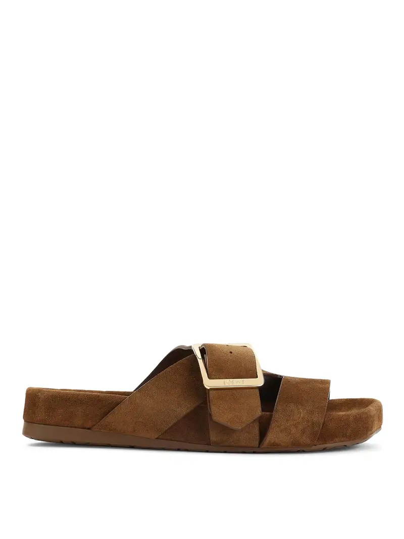 Ease Bucle Slide Sandals Marrone