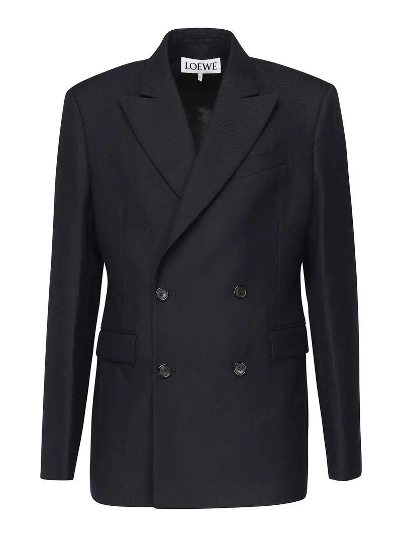 Giacca a doppio petto Blu