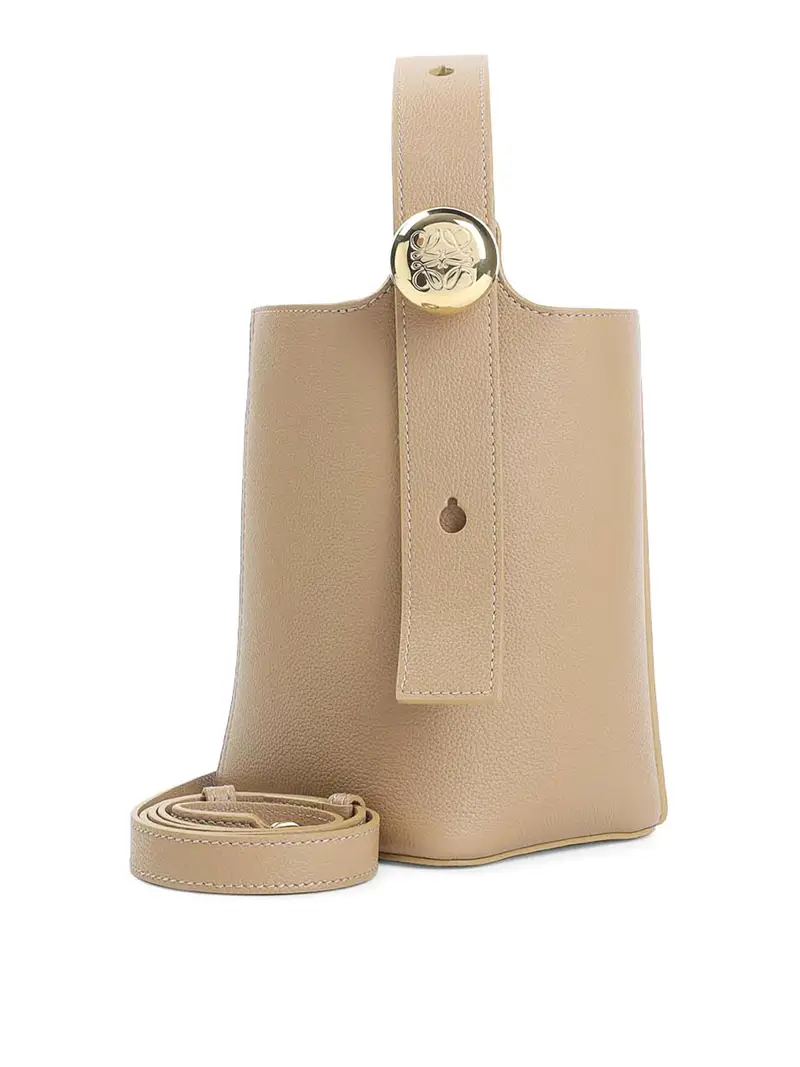 Mini borsa per secchio di ciottoli Bianco