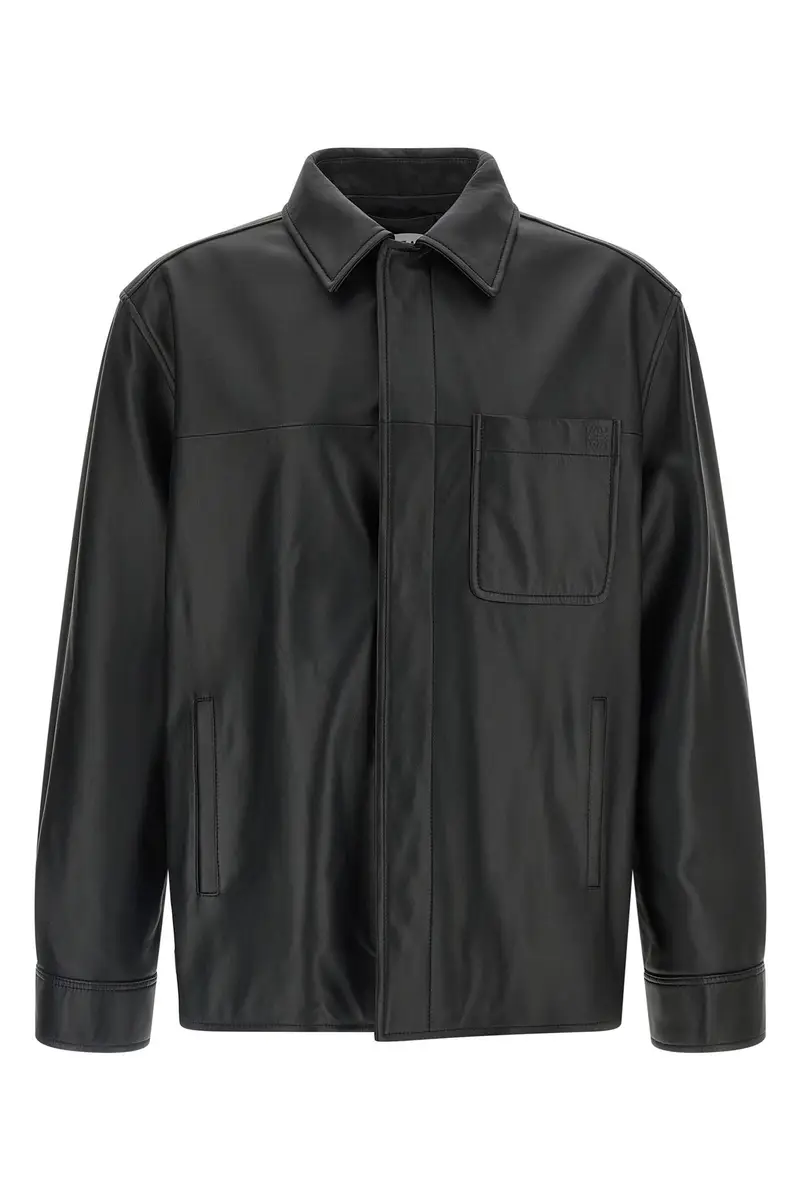 Overshirt Nappa Nero