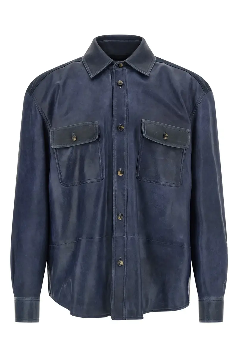 Overshirt Vintage Blu