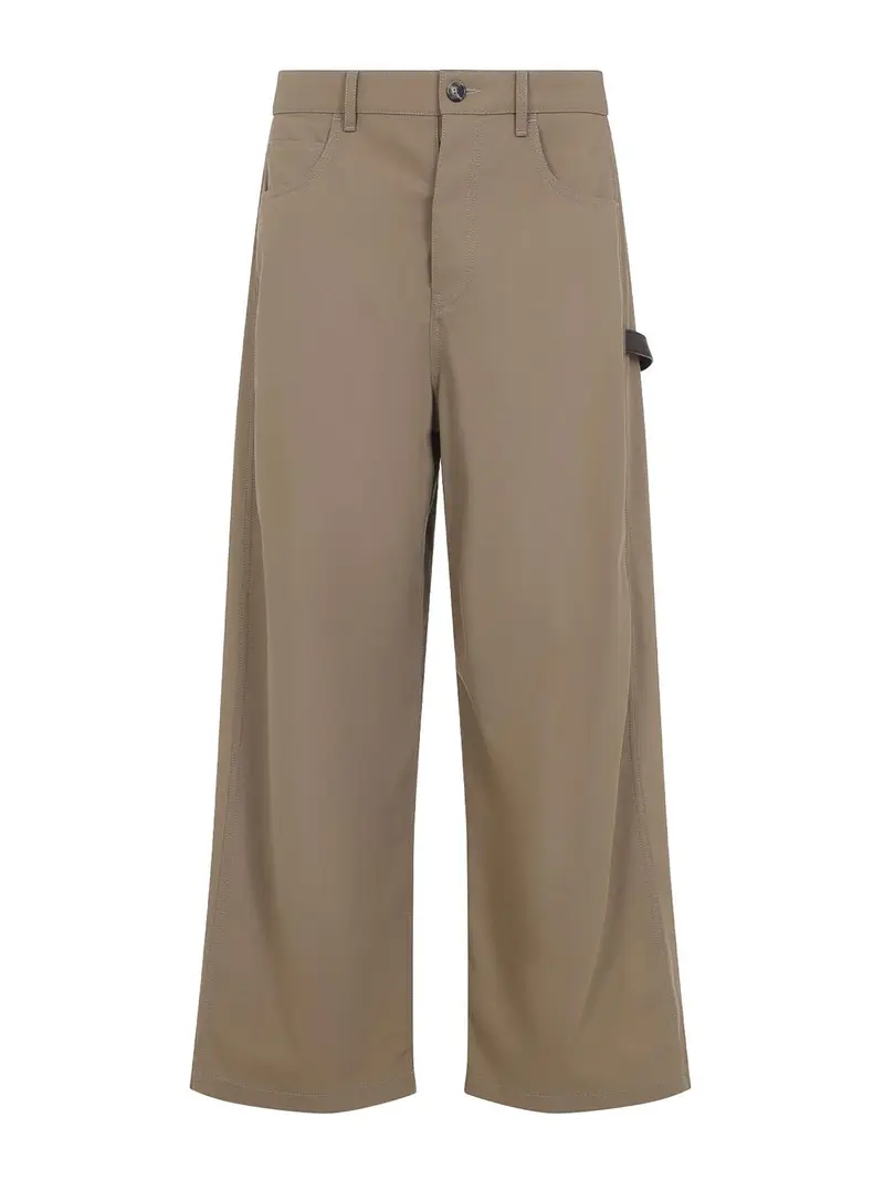 Pantaloni carpentiere Beige