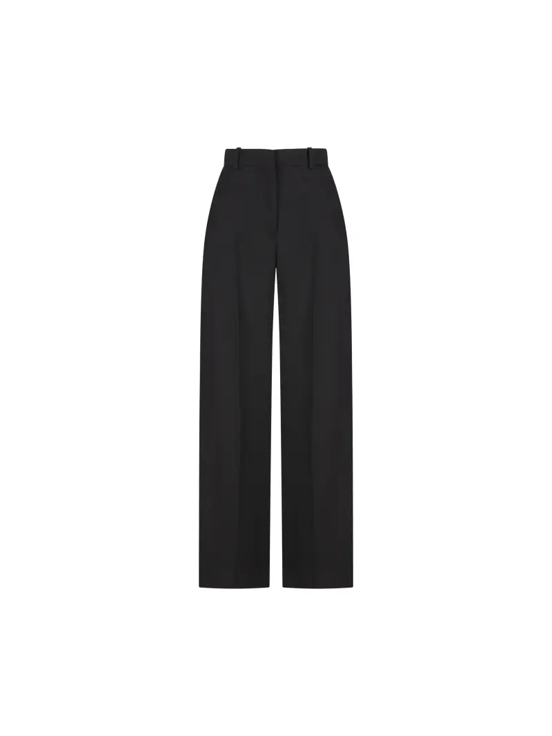 Pantaloni In Lana NERO