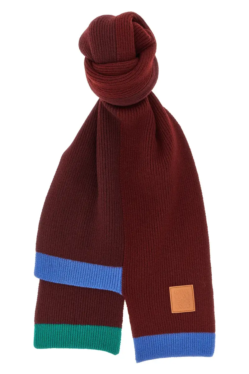 Sciarpa Asimmetrica Lana Multi