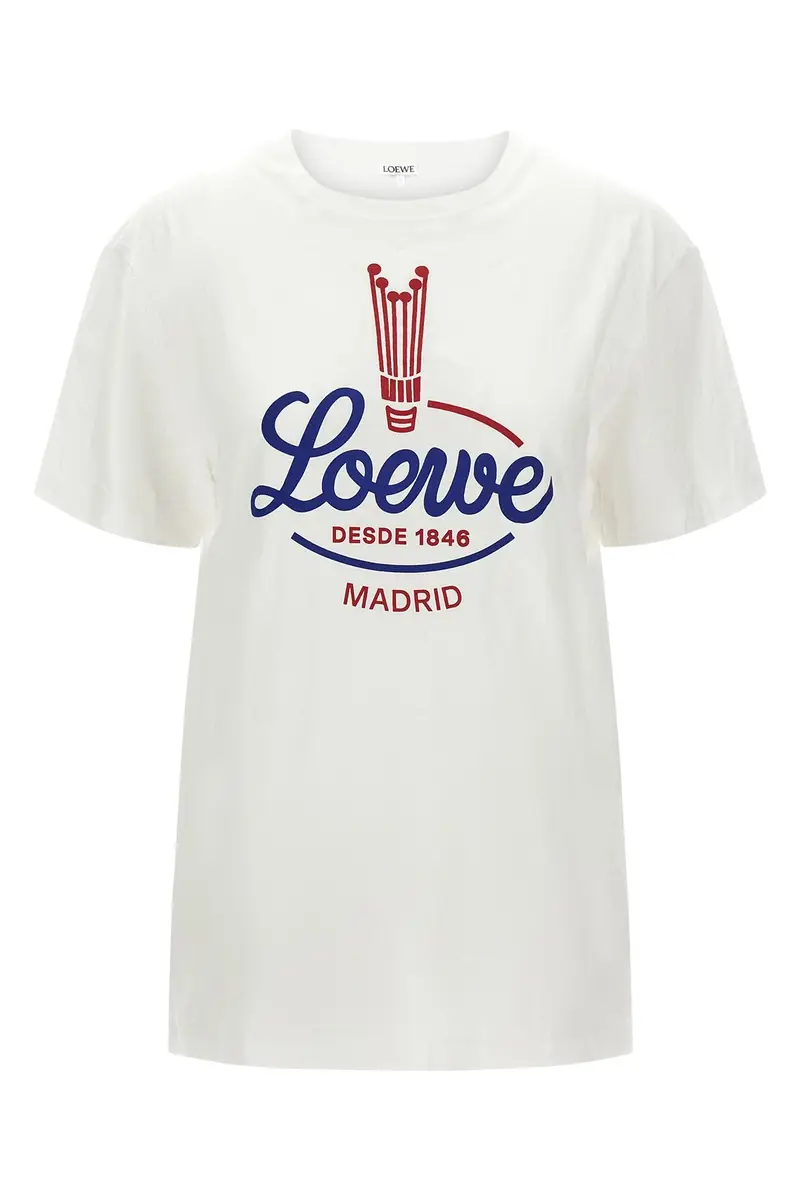 T-Shirt Effetto Stropicciato Bianco