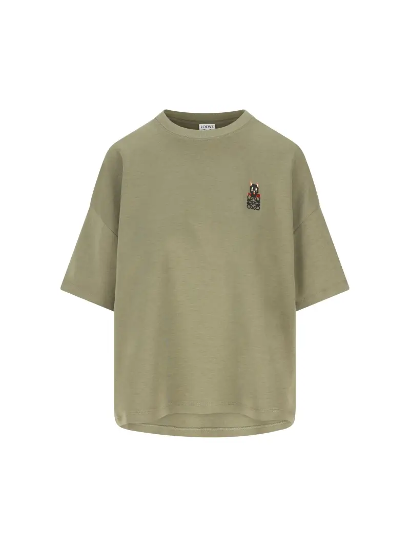 T-Shirt In Cotone VERDE