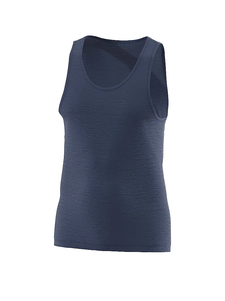 Canotta intima da uomo Merino Light blu | 48