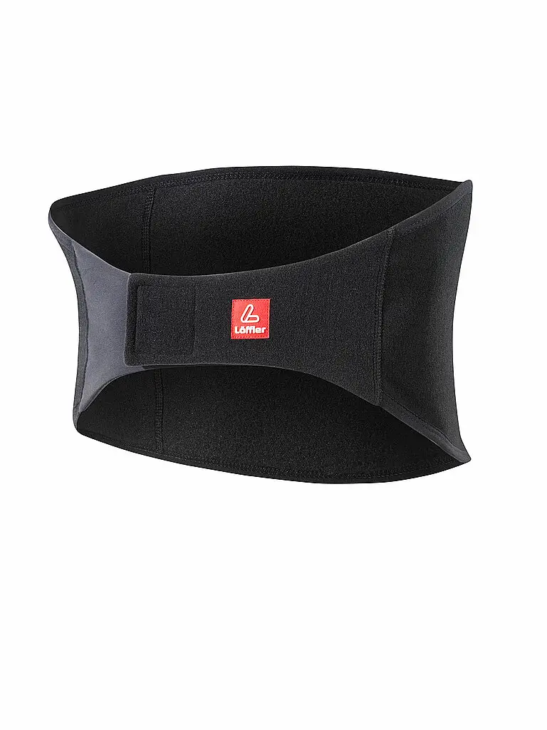 Fascia lombare in pile nero | L