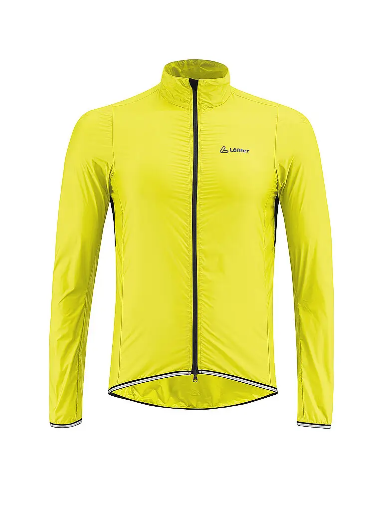 Giacca a vento Windshell da uomo giallo | 48