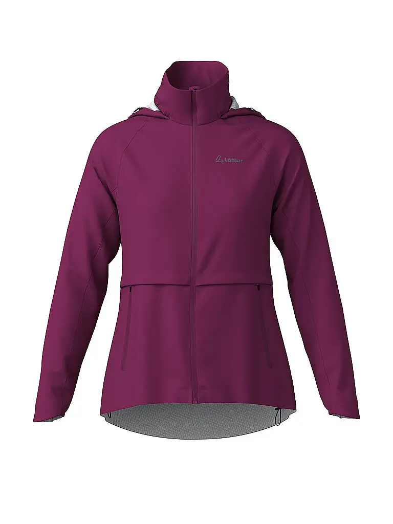 Giacca da ciclismo da donna WPM Pocked CF Hoodie rosso scuro | 36