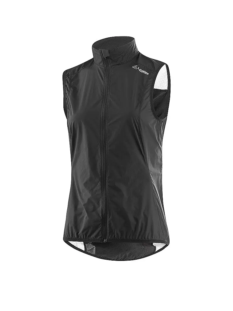 Gilet da ciclismo da donna WPM Pocket nero | 38