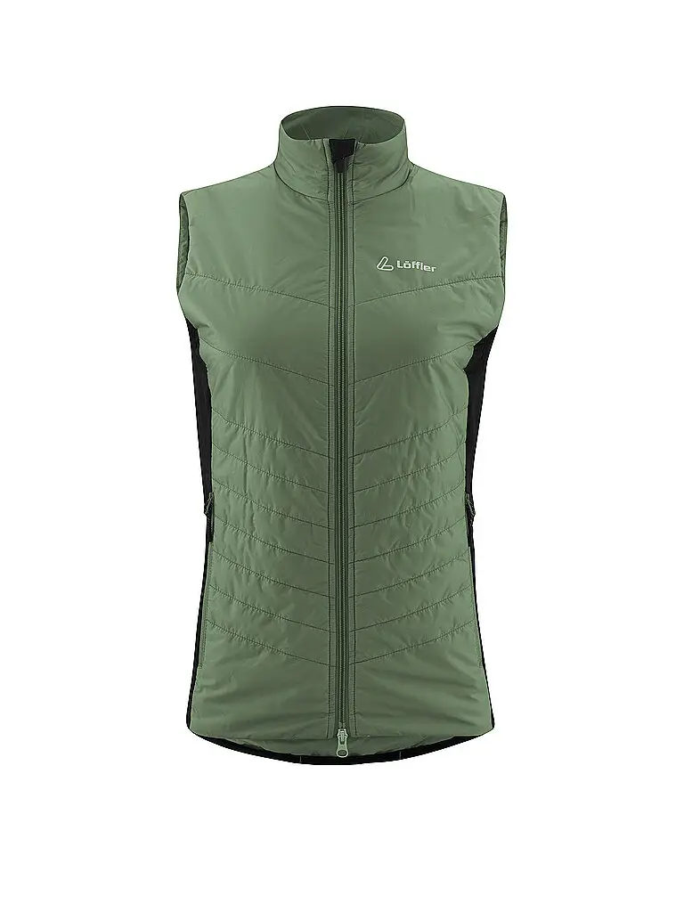 Gilet da sci di fondo da donna PL60 oliva | 34