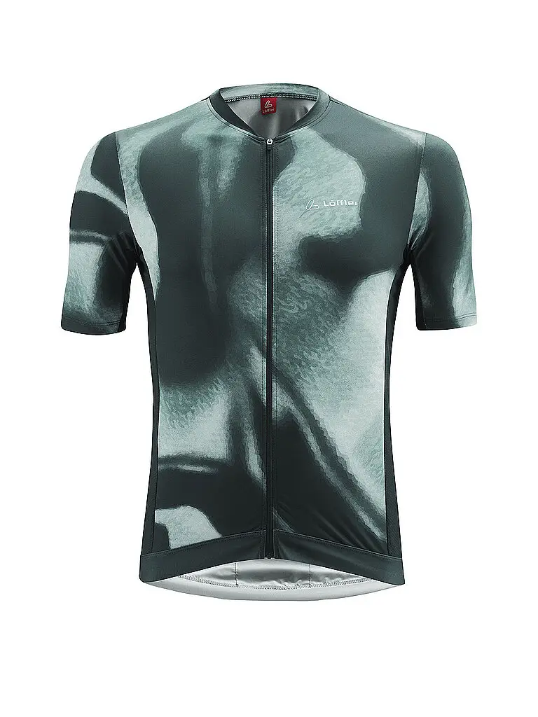 Maglia da ciclismo da uomo PSY FZ MID verde scuro | 48