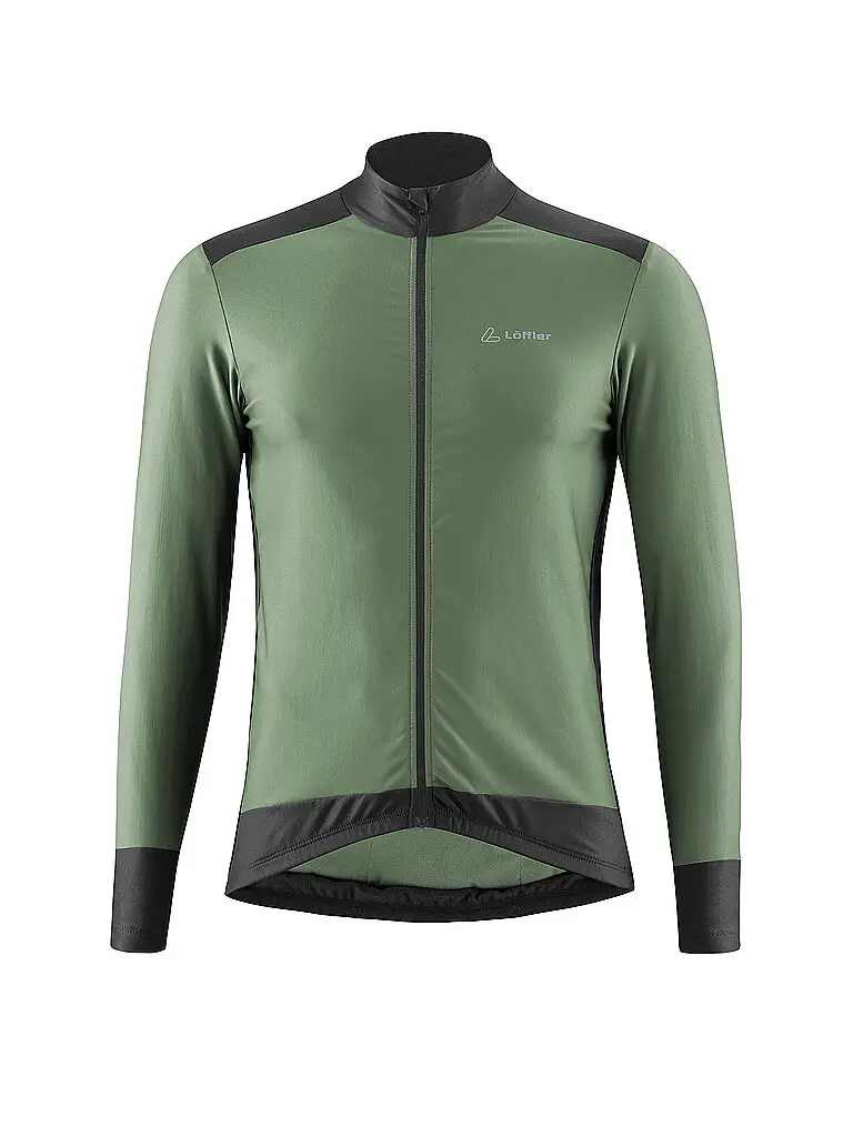 Maglia da ciclismo invernale da uomo General Mid oliva | 48