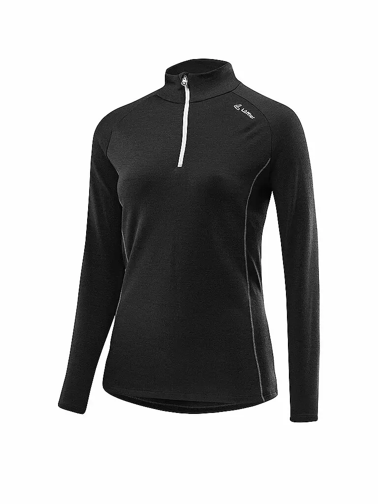 Maglia da sci di fondo da donna Midlayer transtex® Merino nero | 34