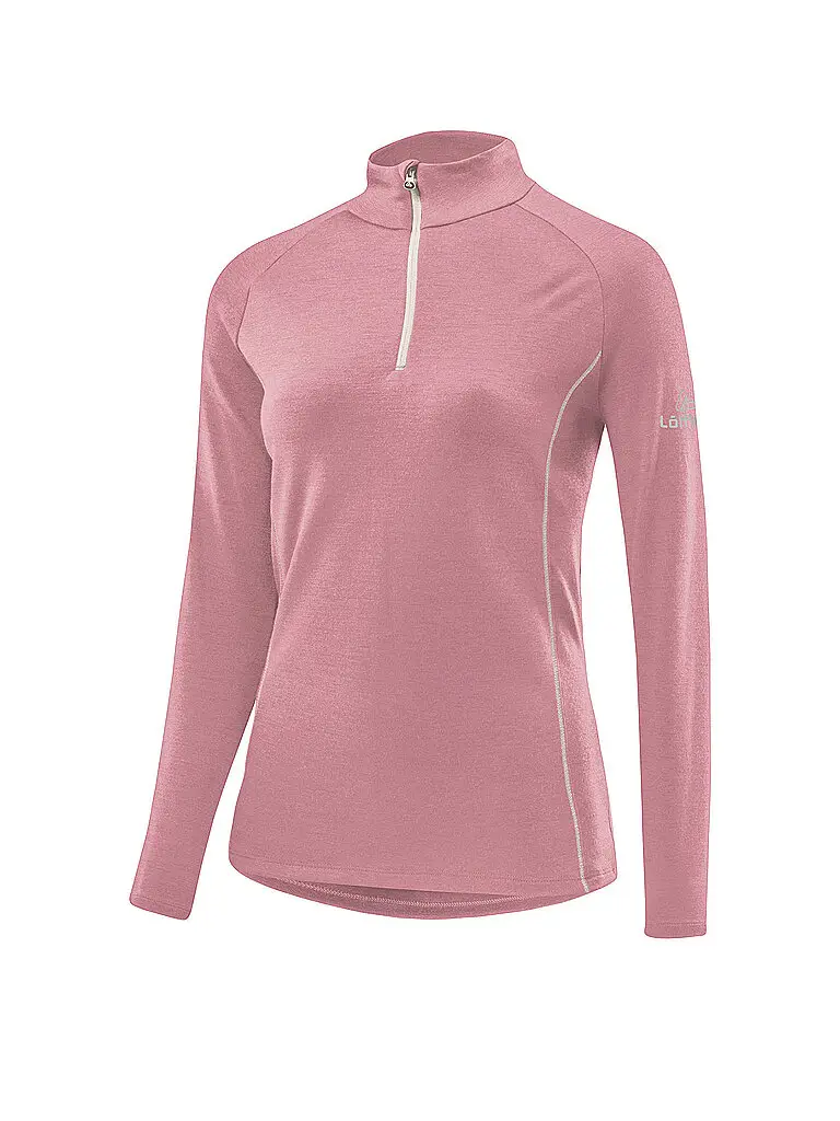 Maglia da sci di fondo da donna Midlayer transtex® Merino rosa | 34