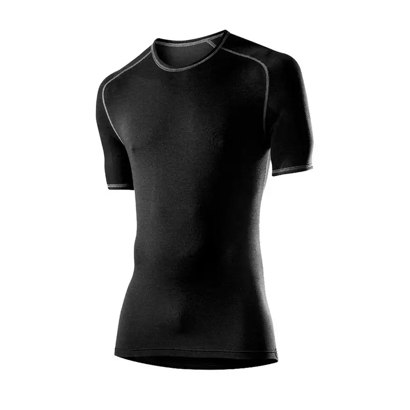 MAGLIA MANICA CORTA GIROCOLLO Nero