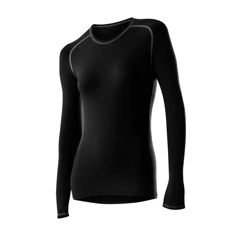 MAGLIA MANICA LUNGA DONNA Nero