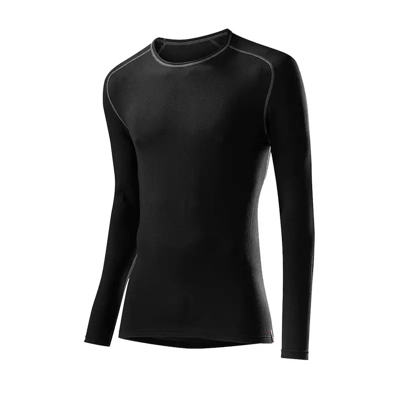 MAGLIA MANICA LUNGA GIROCOLLO Nero