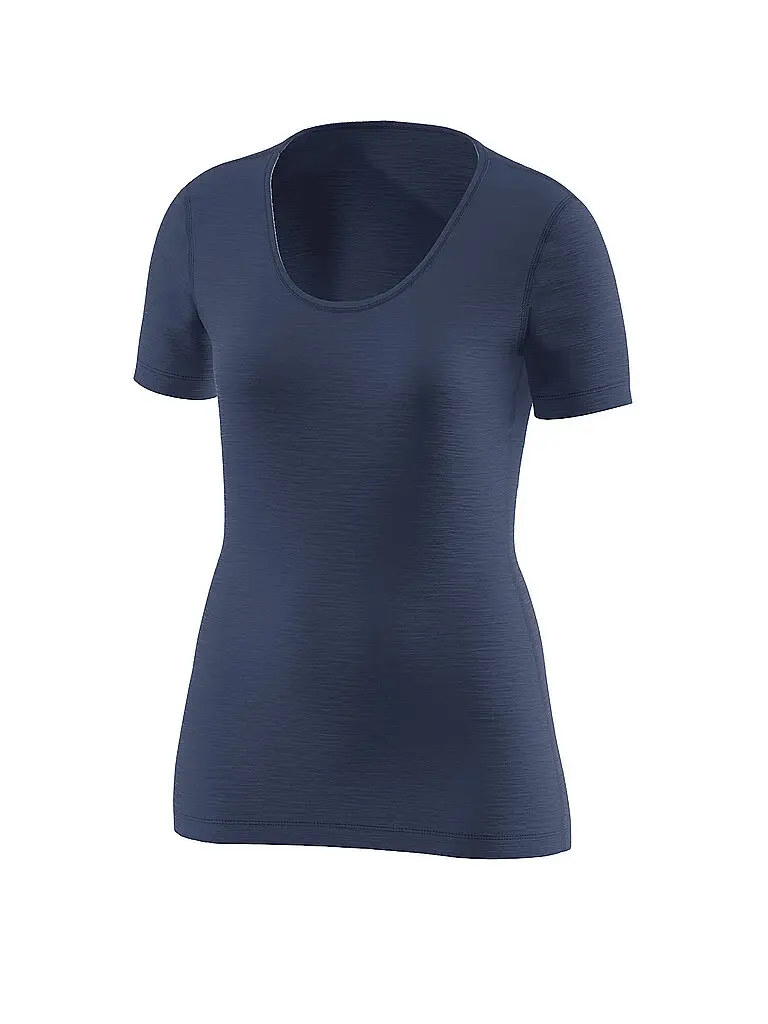 Maglietta intima da donna Merino Light blu | 34