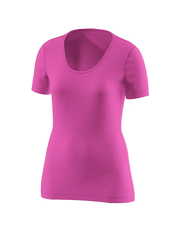 Maglietta intima da donna Merino Light lilla | 34