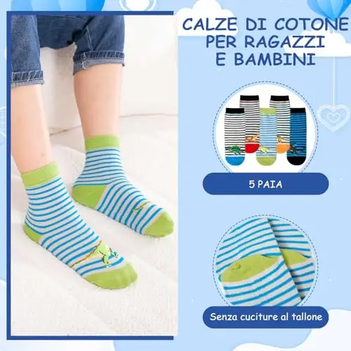 LOFIR Calze Ragazzo Multicolore 3025061 miniatura 3