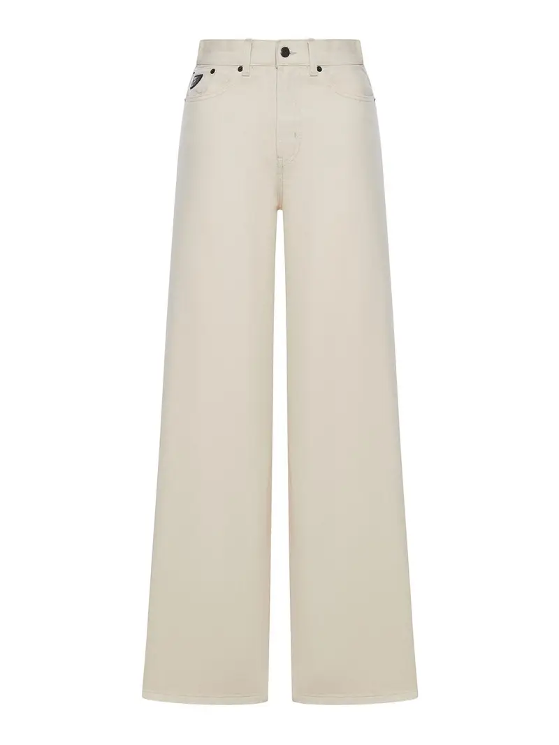 Jeans in cotone Marlene Color Carne E Neutri