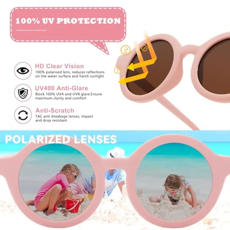 LOJUDI Occhiali da sole Neonato Marrone 1600057 miniatura 3