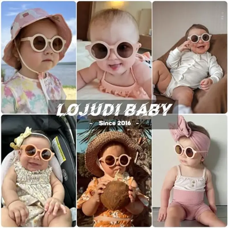 LOJUDI Occhiali da sole Neonato Rosa 2097722 miniatura 3