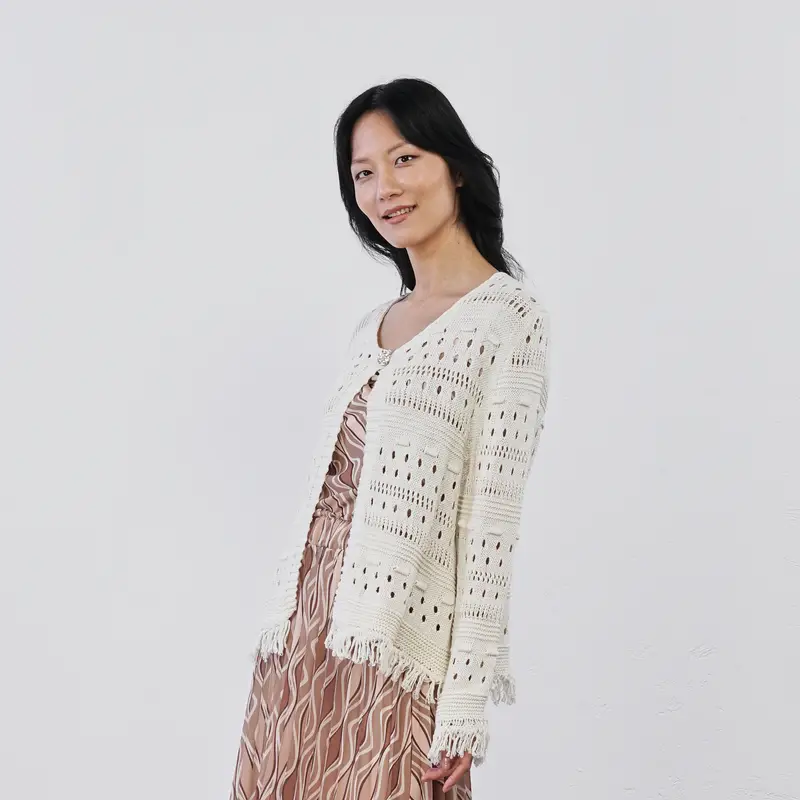 LOKITA Cardigan Donna Bianco 2661579